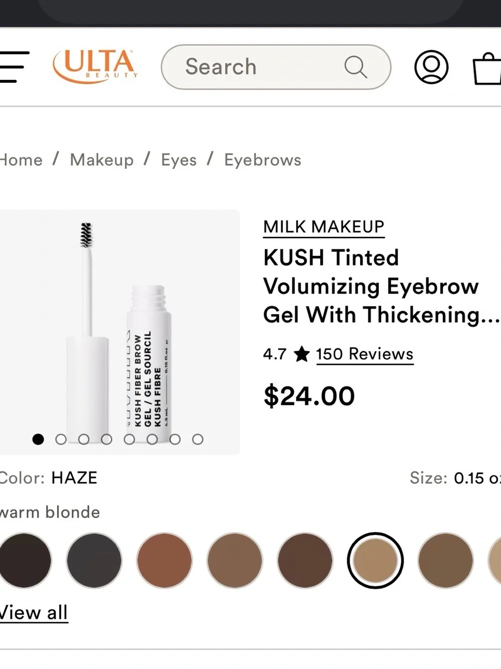 Milk Makeup Kush Fiber Brow Gel